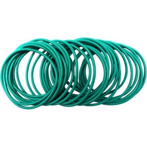 10pcs Heat Oil Resistant 1mm (Wire Diameter) FKM Fluorine O-Ring Rubber Sealing Ring O.D 3-32mm for Oil sealing , Waterproof