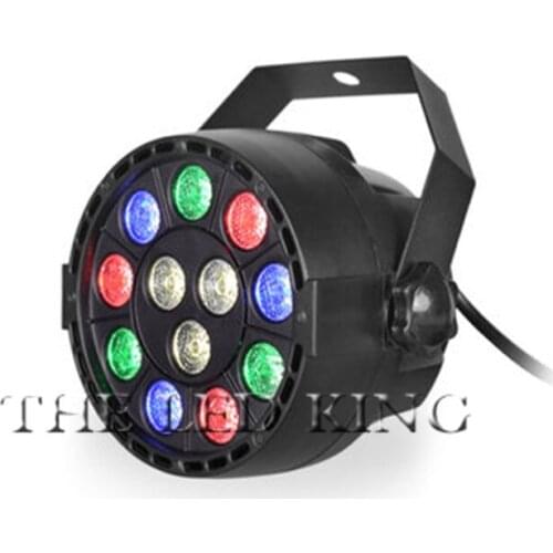High quality 12 led par stage light 36W LED RGBW DMX 512 8CH mini par led lighting for Club Dj show Home party Ballroom Bands