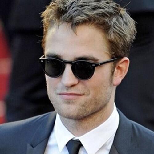 New fashion small round sunglasses men women ladies luxury brand designer ladies vintage oval black sunglasses sunglasses UV400