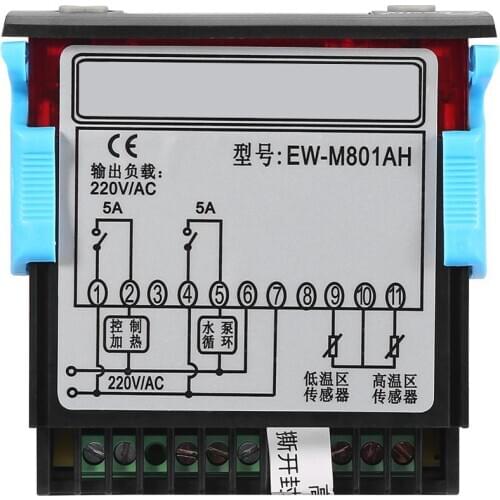 LED Digital Temperature Controller 220V Thermostat Intelligent Temperature Regulator for Solar Water Heater