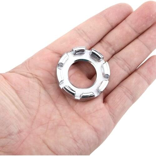 Bike Wheel Spoke Spanner Wrench Cycling Repair Tool Silver Color