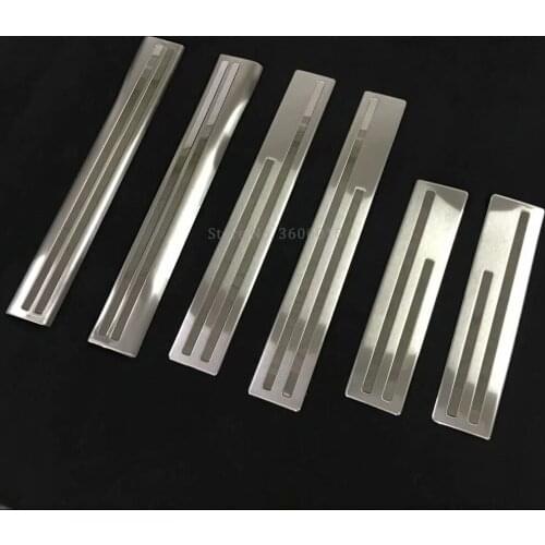 For Mitsubishi Eclipse Cross 2017-2019 2020 Stainless Steel Door Sill Protection Trim Scuff Guard Plate Accessories Car Styling