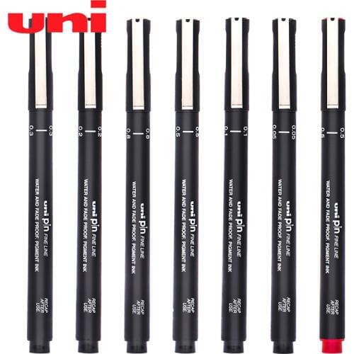 1pcs UNI PIN-200 Needle Tube Pen Comic Design Pen Drawing Drawing Hook Line Drawing Pen Student Design Special Waterproof