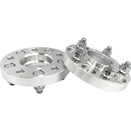 2Pcs Car Wheel Spacers Adapters Gasket Hub Centric Wheel Adapters 5X114.3 64.1 Mm CB 15Mm Thick Spacer