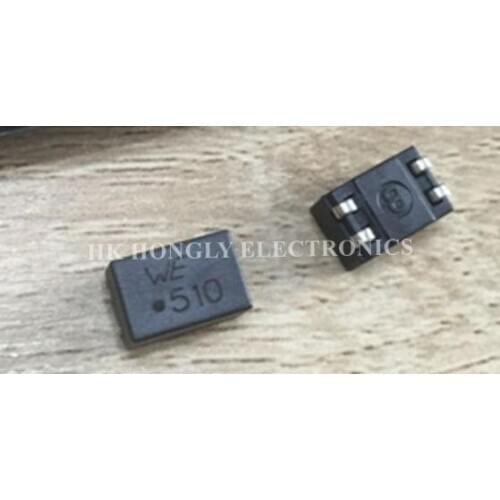 20PCS 744227 2X51UH 1A 80V 9X6X5MM WE510 Inductor