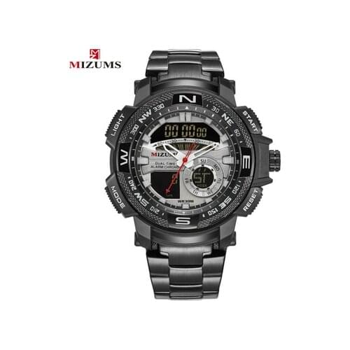 2018 Brand quartz Chronograph Men Watches black Steel army military Digital sport watch Horloge hombre reloj relogio masculino