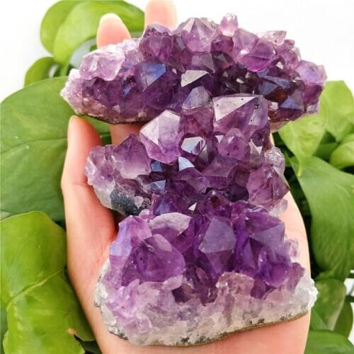 4-8CM In Bulk Natural Amethyst Cluster Rock Crystal Stone Specimens Modern Decorate Feng Shui