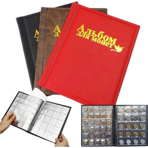 250/120 Pockets Coins Collection Album Coin Collection Holders Collecting Money Organizer Mini Penny Storage Book