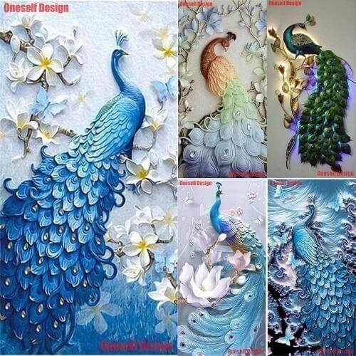 5d diamond mosaic sale animal 5d diamond painting full square /round peacock diy diamond embroidery cross stitch wall sticker