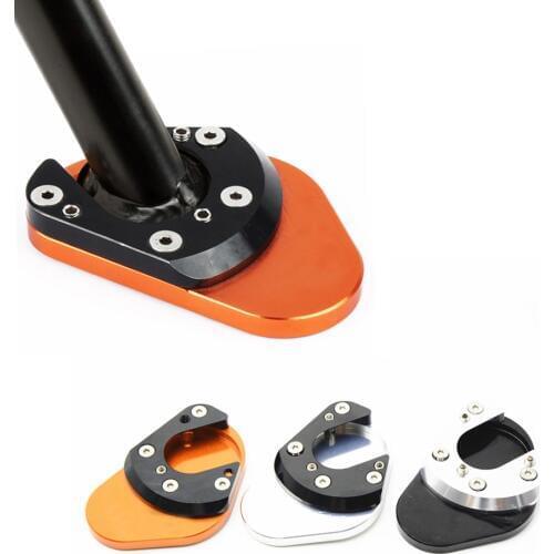 Motorcycle Aluminum Foot Side Stand Enlarger extension kickstand plate pad For 950 Super Enduro/SM 2001- 2011 990