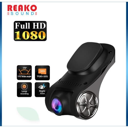 REAKOSOUND 1080P FHD Dash Cam Auto Video ADAS Ranging Function Car DVR Camera Recorder Night Vision USB Car Cam