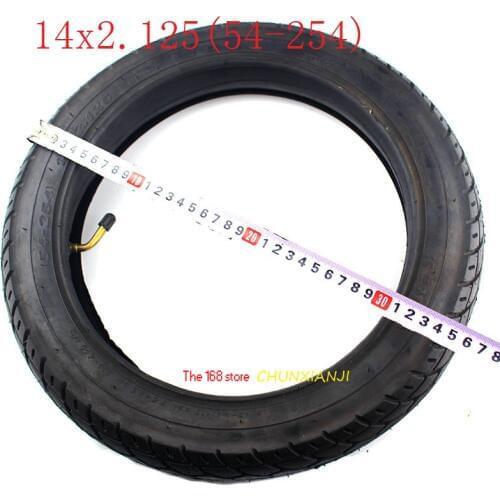Free Shipping Tire 14 X 2.125 / 54-254 Fits Many Gas Electric Scooters and E-Bike 14X2.125 Good Quality