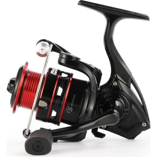 2021 New Original Abu Garcia Black Max II Spinning Fishing Reel 500-5000 4+1bb Graphite Body Saltewater Fishing Reel