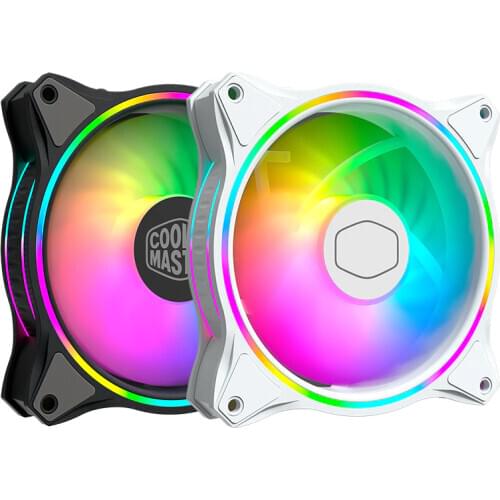 Cooler Master MasterFan MF120 MF140 HALO ARGB 120mm 140mm Case Fan AURA synchronization lighting Chassis Cooling 12cm 14cm FAN