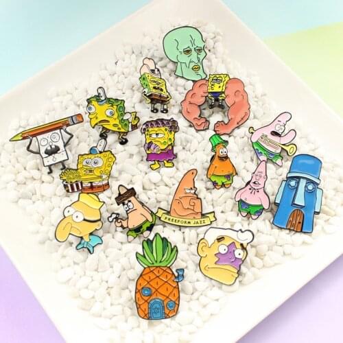 Novelty Cartoon Enamel Pin Lapel Pins Badge Brooch Jewelry Accessory Gifts