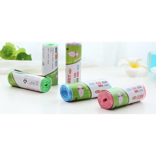Environmental Protection Garbage Bag Household Cleaning Tools 1 Roll 100Pcs Waste Trash Clean Up Rubbish Bags Kitchen Toilet Use