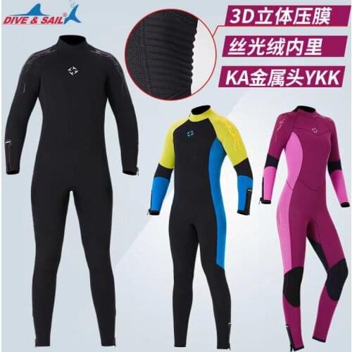 Mens Wetsuit 5mm Neoprene Jumpsuit Youth Women Full Body Diving Suits for Scuba Surfing Swimming Long Sleeve Spring Swimsuit