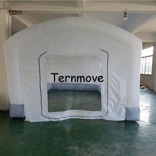 Inflatable paint booth,inflatable spray booth outdoor toys for car paint used,large white color inflatable car spray booth