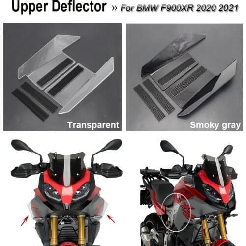 NEW Motorcycle For BMW F900XR 2020 2021 Side Windshield Windscreen Wind Deflector