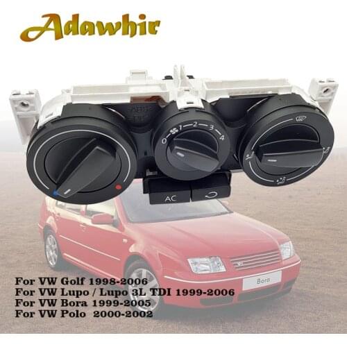 New Manual Heater & A/C Air Conditioning Climate Controls Module for VW Golf Mk4 Bora Jetta Polo Lupo / Lupo 3L TDI 1J0820045F