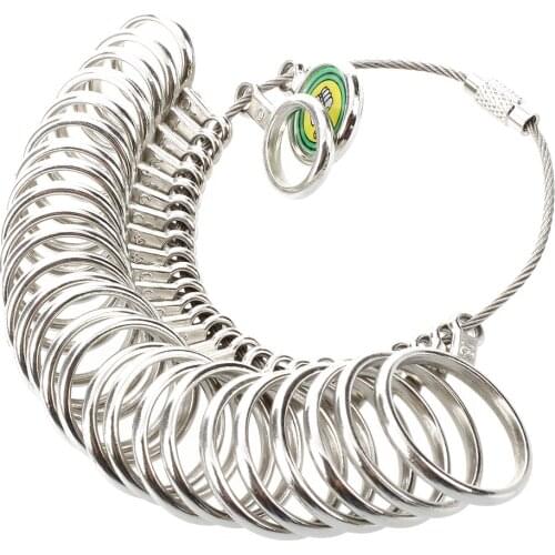 Finger Ring Metal meter gauge tools measure size for jewelry