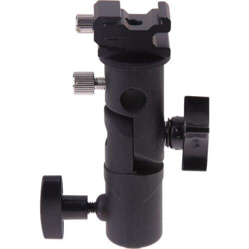 Camera Stand L/D/E shaped Angle 2 Shoe Flash Bracket Light Stand Bracket Type C Photography Accessories