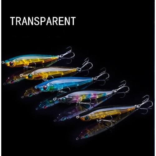 Minnow Fishing Lures 7-20.5g/6.5-9.5cm Pencil Sink Hard Bait Lifelike Transparent Crank Pesca Japan Wobbler Tackle Sea Bass Pike