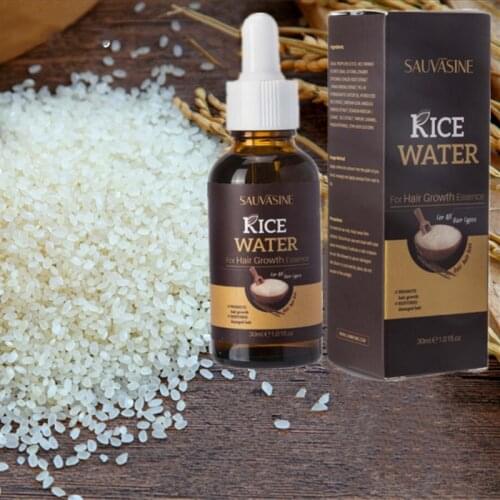 Rice Hair Growth Shampoo Anti Hair Loss Treatment Serum Fast Growth Longer thicker Hair for Men Women Best Hair Care Product