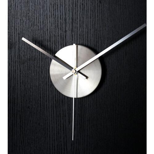 12888 Sweep movement With Silver Round metal Cover Silver Long Hand 2184# Clock Accessory Plastic Quartz Movement DIY Clock Kits