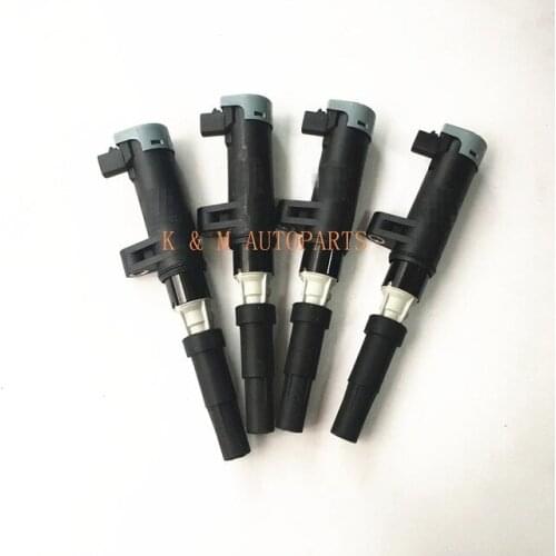 SET 4 Ignition Coil pack 7700875000 for Nissan 1998 AK-2014 For RENAULT For RENAULT CLIO II 2 BJ01 1.4 16V 22448-00QAA