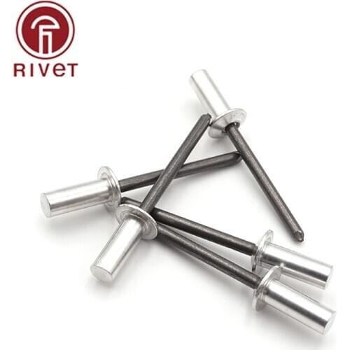 Rivets Remaches M3*6/M3*7/M3*8/M3*9/M3*10/M3*12mm Aluminum Steel Closed End Blind Rivets Round Dome Head Rivet Fasteners 10PCS