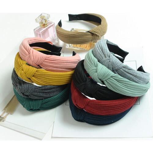 Womens Headband Twist Hairband Bow Knot Cross Headwrap Hair Band Hoop Hot