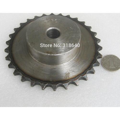 08B 30T 30Teeth Pitch 12.7mm 1/2" Bore not larger than 18.3mm Industry Transmission Driving Single Sprockets mechanical parts