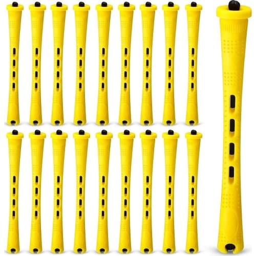 20pcs 7 Sizes Hair Rollers Hair Perm Rods Set Curlers Cold Wave Rods For Women Long Short Hair DIY Hairdressing Styling Tools