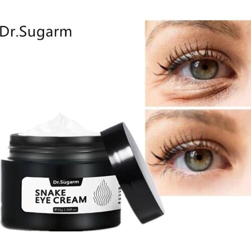 Dr.Sugarm Snake Venom Eye Cream Anti Aging Eye Balm To Reduce Puffiness, Wrinkles, Dark Circles, Crows Feet Eye Care