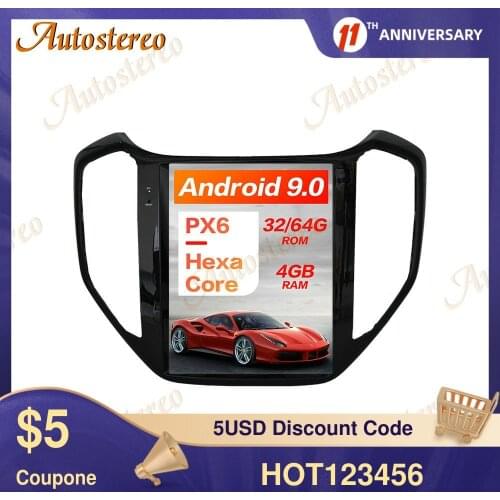 Tesla Style Android 9.0 PX6 Car GPS Navigation For Changan CX70 2016-2018 Stereo Headunit Multimedia Player Auto Radio Recorder