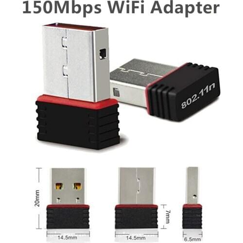 Rtl8188 Mini Network Card WiFi Wireless Network Card USB Receiver WiFi Transmitter Computer Portable Network Card