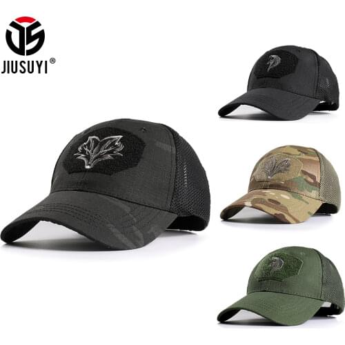 Adjustable Baseball Caps Tactical Camouflage Military Army Airsoft Hunting Hiking Fishing Summer Breathable Sunscreen Hat Men