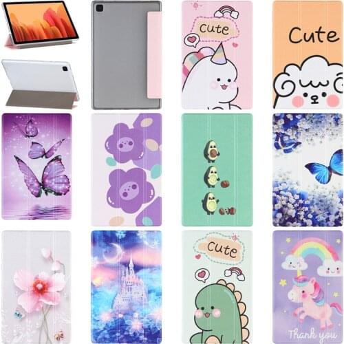 For Galaxy Tab A7 Case 10.4 2020 SM-T500 SM-T505 Tablet Funda Slim Thin Shell For Samsung Tab A7 A 7 10 4 Cover Kids Girls Caqa
