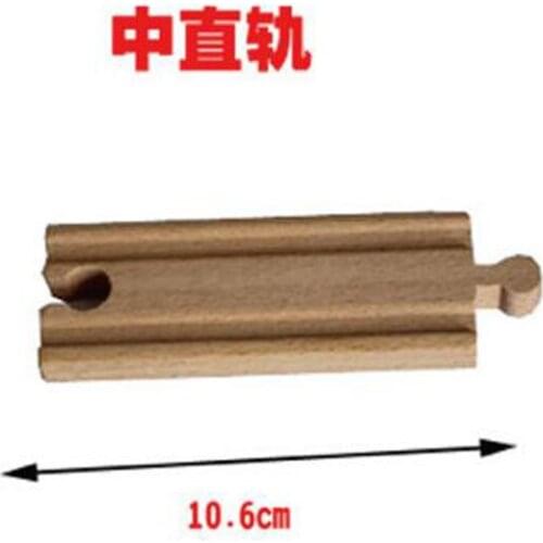 D539 For wooden train series straight rail track bulk, 10.6 cm 5pcs/LOT compatidle track