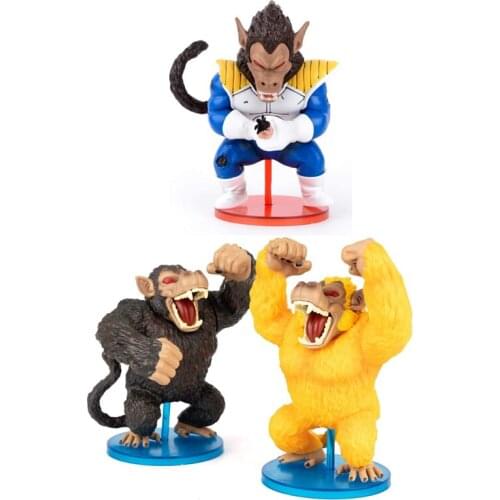 Anime Figures Dragon Ball Z DBZ GK Gorilla Orangutan Goku Great Ape Goku Vegeta Statues Anime Action Figures Toys for Children