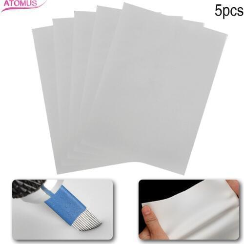 5pcs Piel Sintetica Tatuaje Tattoo Skin Practice Cosmetic Tattoo Supplies Pele Artificial Tattoo Accessories Permanent Makeup