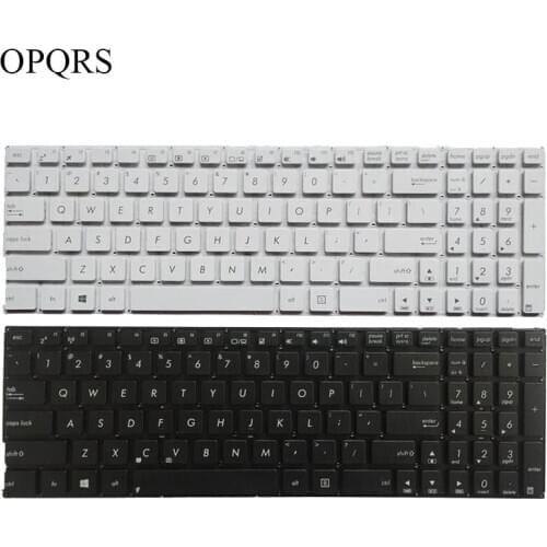 US laptop keyboard for Asus X556 X556U X556UA X556UB X556UF X556UJ X556UQ X556UR X556UV English keyboard white/black