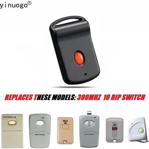 Linear Multicode Remote Control 300MHz 1089 3060 MSC308911 4120 4140 3070 3060 8911 10 Dip Switch Garage Door Opener