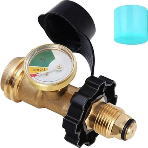 Propane Gas Gauge Tank Adapter Pressure Gas Gauge Meter Gas Grill Indicator Pressure Gauge Pressure Test Instrument Tools