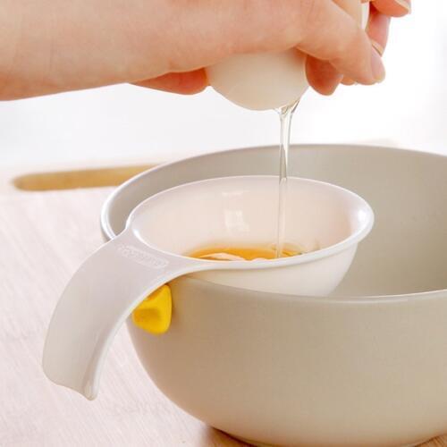 Mini Egg Yolk White Separator With Silicone Holder Egg Separator Tool kitchen Accessiories