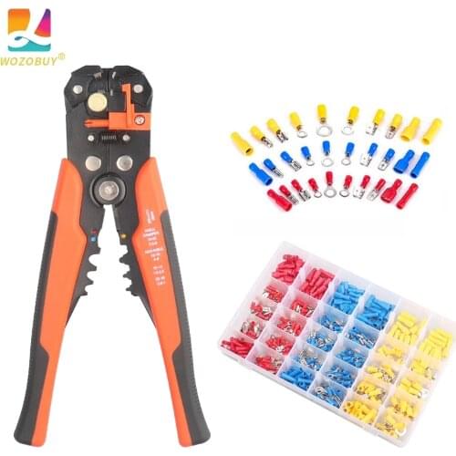 Multifunctional Stripping Tools Wire Stripping Pliers, Cutting, Crimping 8 Inch Self-adjusting Automatic Wire Stripper Hand Tool