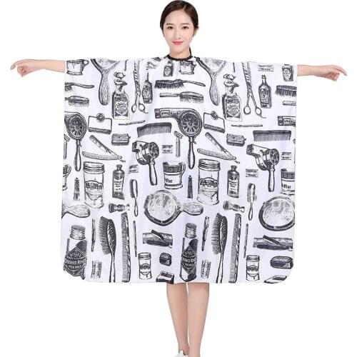 1 Pcs New Adult Salon Barbers Hairdresser Hair Cutting Cape Gown Hairdressing Cloth Breathable Waterproof Hair Cutting Cloth