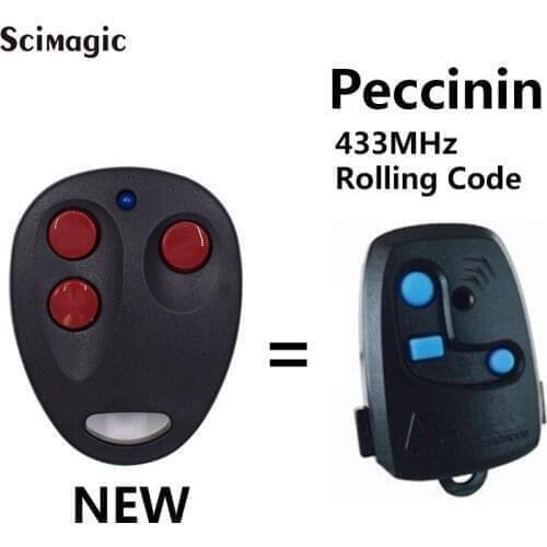 Peccinin Garage Remote Control 433MHz Rolling Code PECCININ Gate Remotes
