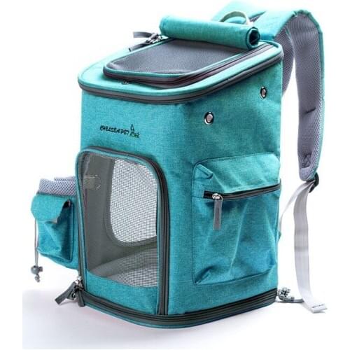 Popular Pet out portable backpack foldable double shoulder cat bag pet bag